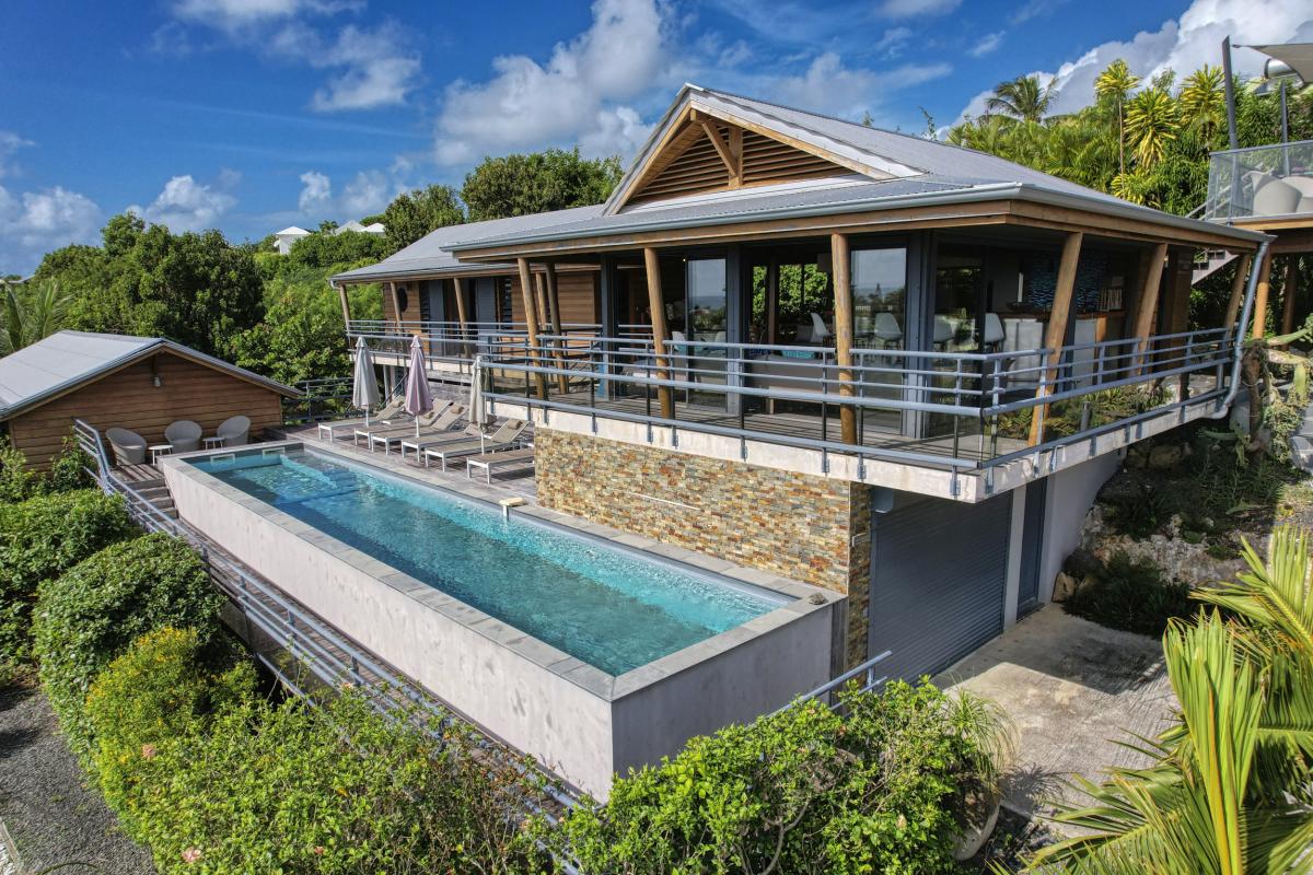 7.location villa piscine Saint François Guadeloupe_vue du ciel